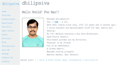 Desktop Screenshot of dhilipsiva.com